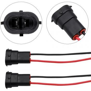 YUNPICAR H11 H8 880 881 Männlicher Stecker Kabelbaum für Scheinwerfer und Nebelscheinwerfer Nachrüstung