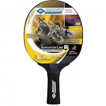 Donic-Schildkröt Racchetta Tennis Tavolo Sensation 500 Multicolore con impugnatura anti-shock