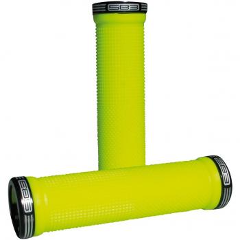 Grip neri Kheops Sb3 con dettagli giallo neon
