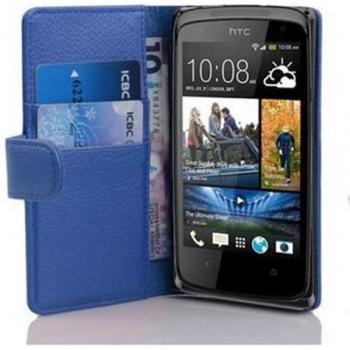 Funda Libro HTC Desire 500 Azul Real – Protección y Accesorios
