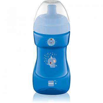MAM Blaues Sportfläschchen für Kinder 330 ml