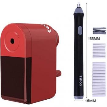 Sacapuntas de Colores Tenwin 3 con Recipiente para Pintura