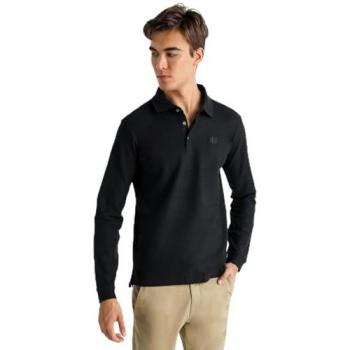 Polo casual de algodón manga larga Bendorff