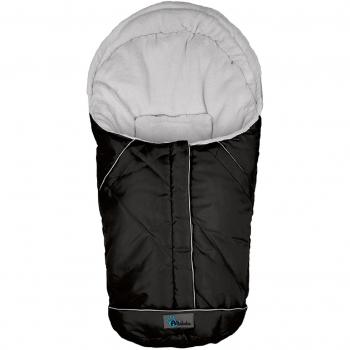 Altabebe Winter‑Sack AL2003-12 (Nordic) – Für Babyschale und Car Seat, Gruppe 0+, schwarz/hellgrau