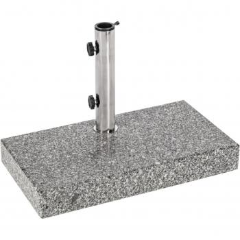 Sonnenschirmständer Gardo (VEGA) – 51 cm × 28 cm × 8 cm, hellgrau, Rechteckform