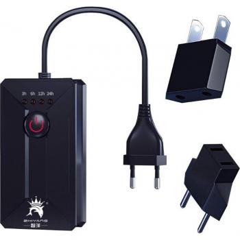 Minuteur d'Aquarium 110-220V avec Réglage 3h/6h/12h/24h