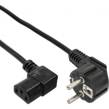 Cavo di alimentazione 1,8 m angolato CEE 7/7 a IEC C13
