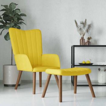 Poltrona Relax Giallo Senape “Eleganza”