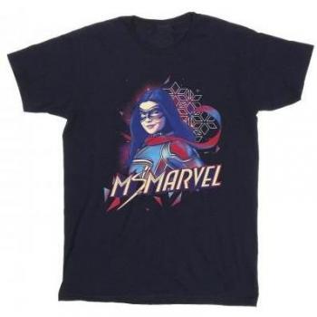 T‑shirt noir Marvel BI27709 pour enfants avec motif Face Fade