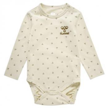 HML Beesy Body L/S für Jungen – Hummel Strampler, Beige, 68 cm