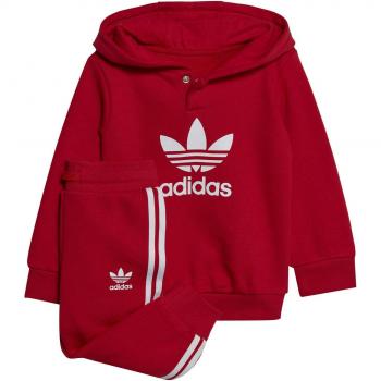 Set de sweat à capuche adidas infantile rouge