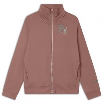 Damen Sweatshirt mit Reißverschluss aus Freddy French Terry