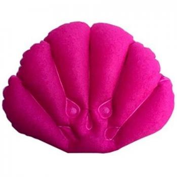 Bequeme Pumpkin Badewannen-Kopfstütze – Aufblasbar, Rose Red