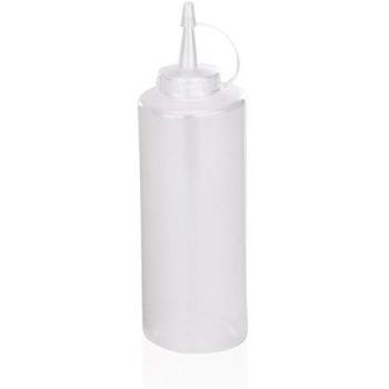 Doseur de sauce en polyéthylène transparent, 195 mm H × 70 mm Ø – pack 6 pièces