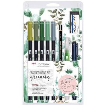 Set de crayons Watercolouring Greenery