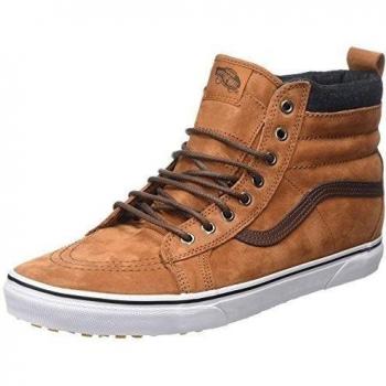 Vans SK8-Hi, Zapatillas Altas Unisex, Talla 43 EU, Marrón