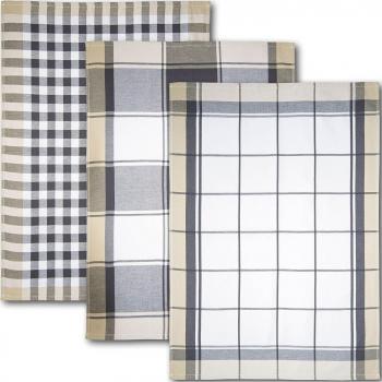 Dyckhoff Geschirrtuch »KARO, 6er Set, verschiedene Designs, 50x70 cm«