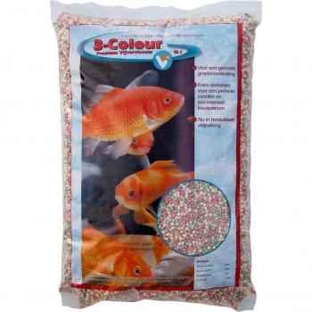 Visvoer 3-Kleurige Pellets 15 l