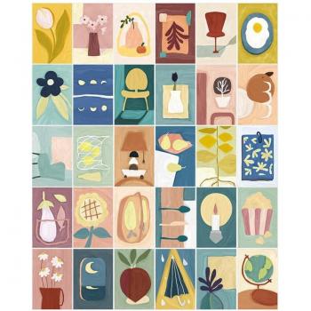 Warm Museum Notes Collection – 30 Writable Postcard Sheets for Children