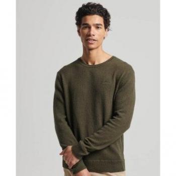 Superdry Slim Fit Strickpullover für Herren Spruce Green