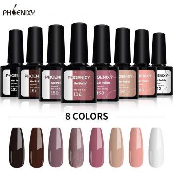 Set di Smalti Semipermanenti PHOENIXY 8ml