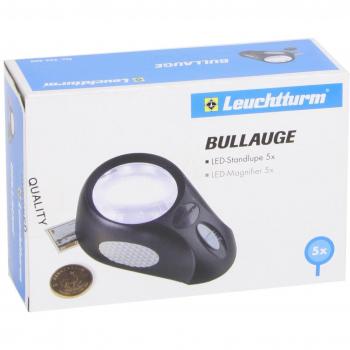 Leuchtturm Standlupe Bullauge mit 5-facher Vergrößerung und 6 LEDs