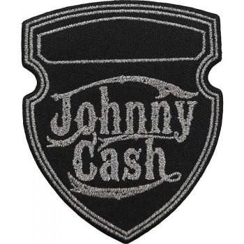 Patch brodable Johnny Cash Noir-Gris Unis