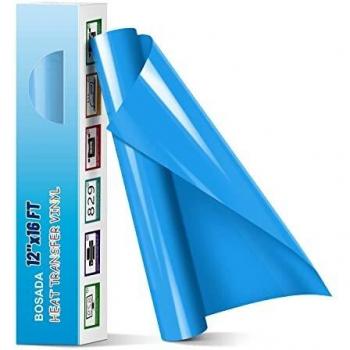 BOSADA Iron on Heat Transfer Vinyl 12 x 16ft for DIY Projects