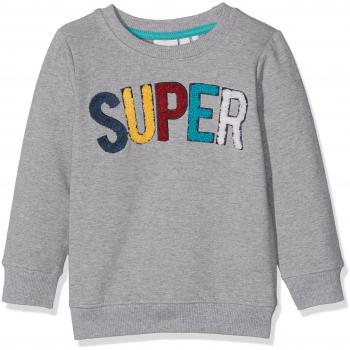 Sudadera NAME IT Nitgestan para Bebés, Gris (Grey Melange), 92