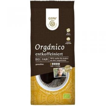 Bio entkoffeinierter Kaffee von lateinamerikanischen Kleinbauern, gemahlen, 250g