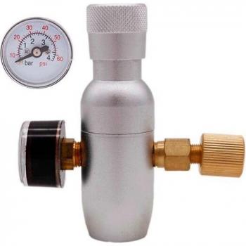 Homebrew Premium CO2-Ladegerät, regelbar bis 150 psi, kompakt, Gewinde 3/8-18 UNF