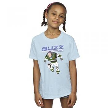 T-shirt Disney pour filles Jump To Action Buzz Lightyear en coton