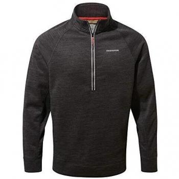 Camisa de Fleece Craghoppers Stromer Hz, Negro, XXL para Hombre