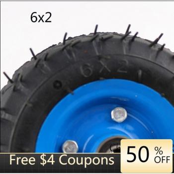 Wear-Resistant 6in Inflatable Wheel 150mm Tool Cart Tyre Caster 250kg