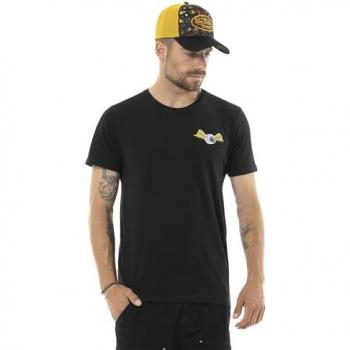 T-shirt noir à manches courtes Von Dutch œil