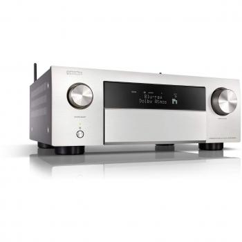 Denon AVR-X4500H, AV-Receiver (silber, Alexa, WLAN, Bluetooth, Dolby Atmos)