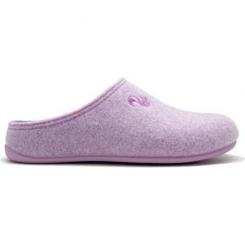 Thies 1856 ® Vegane Hausschuhe aus PET in Lila