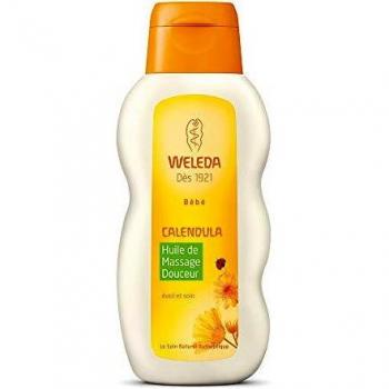Weleda Huile de massage douceur bébé au Calendula 200mL