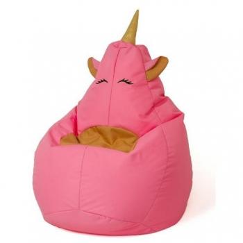 Pouf Unicorno Rosa Sako XL 130x90 cm