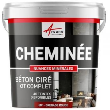 Béton Ciré Cheminée