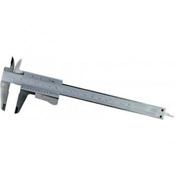 Calibre Inoxidable N2217 150 mm – Acero Mate y Freno