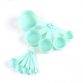 Set 10 Instruments de Mesure pour Gâteaux (Rouge, Rose, Vert)