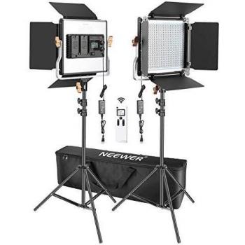 Kit Illuminazione Neewer 480 LED 2pz, Controllo Wireless