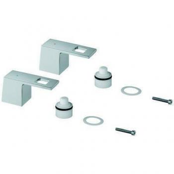 Grohe Eurocube 48321 poignées mitigeur lavabo chromées