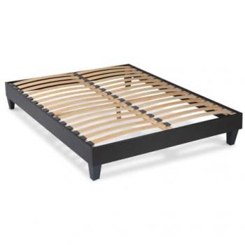 Sommier monolattes Noir 180x200 Blandice