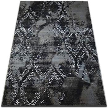 Tapis Récupé : Noir & Marron 200 x 290 cm VOGUE