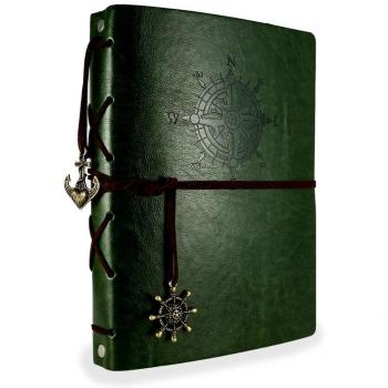 Vintage Leather Guest Book