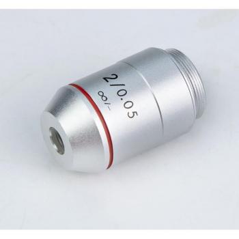 Infinity Objective Lens Metal Body 1X 2X for Biological Microscopes