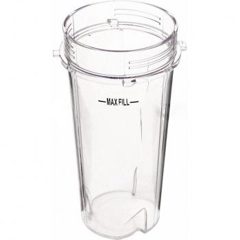 16 Oz Juicer Bottle for Ninja Blender, No Sip & Seal Lids, Dishwasher Safe