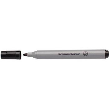 Permanent Marker Bullet Tip Black Pack of 10